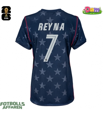 Förenta stater Giovanni Reyna #7 Bortatröja Kvinnor VM 2026 Kortärmad